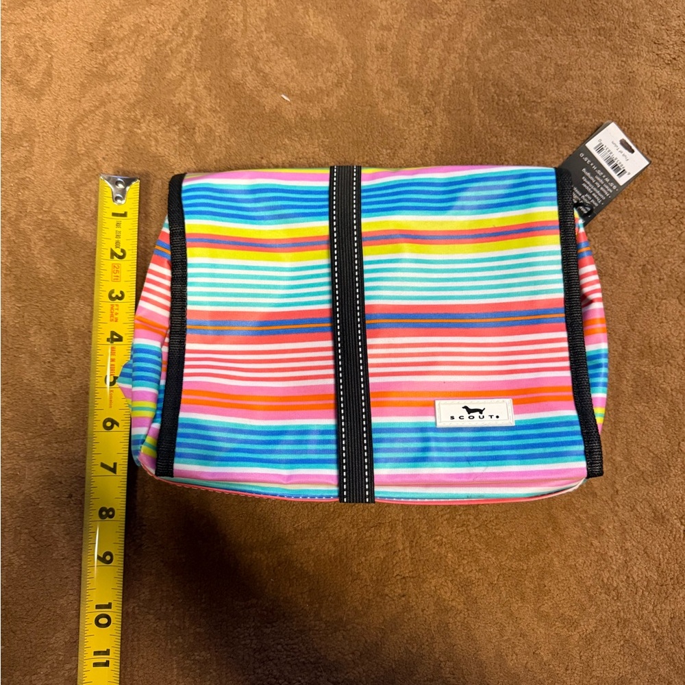 Multicolor Striped toiletry bag - Picture 3 of 8